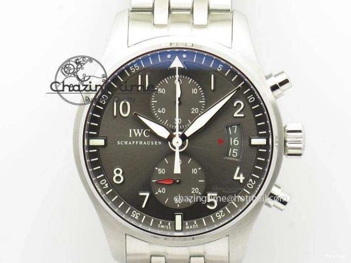 MIROTIME 0511 Casual Portuguese Chrono IW3716 Z+F 1:1 Best Edition White Dial on Blue Rubber Strap A 7016